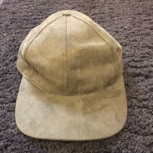 Love Your Melon army green suede hat NEVER WORN